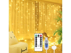 Rebe-luz De Cortina Led Impermeable Luces De Ventana Cascada Atractiva Para Habitación Balcón Tienda