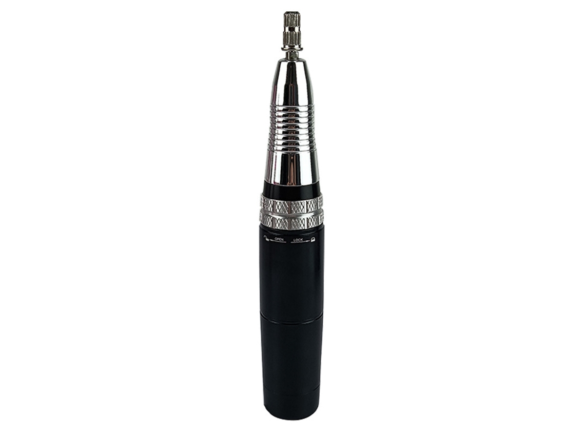 Juego de manicura y pedicura profesional con taladro de uñas eléctrico, juego de lima de uñas eléctrica, taladro de uñas eléctrico inalámbrico, 5 velocidades(negro) IKIKSO