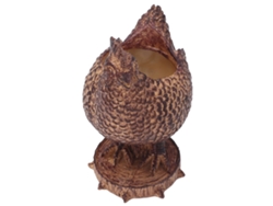 Vaso De Resina Em Forma De Galinha Para Mesa Design De Drenagem Jardim Exterior