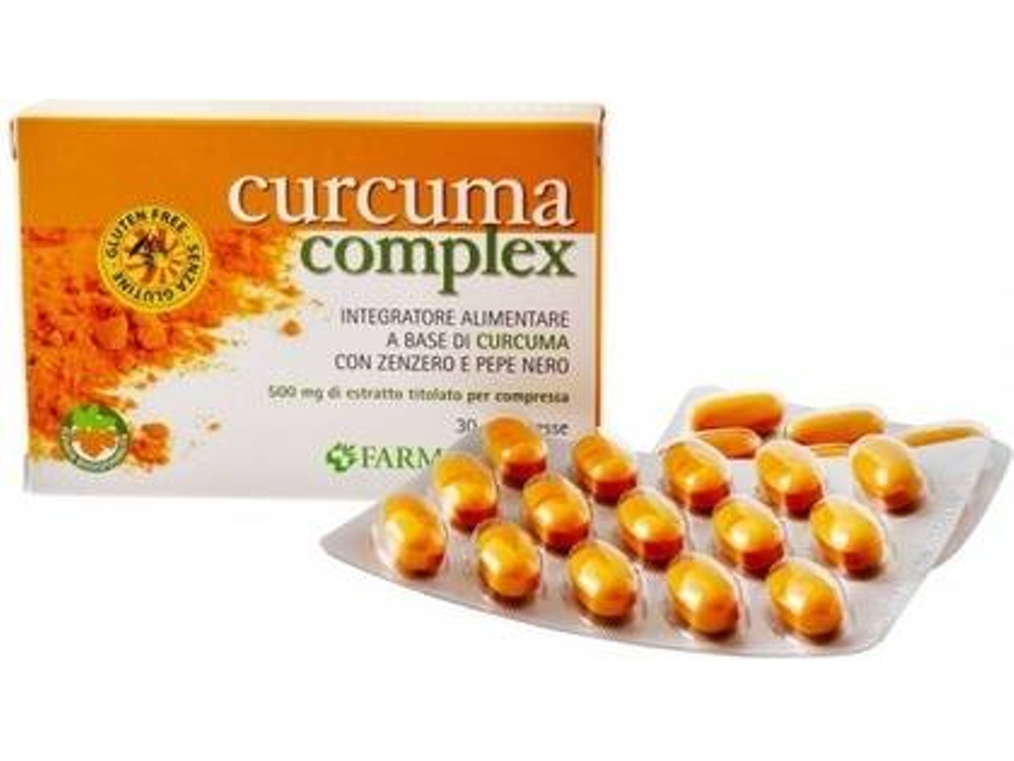 Complemento Alimentar FARMADERBE Complexo De Cúrcuma (30 comprimidos)