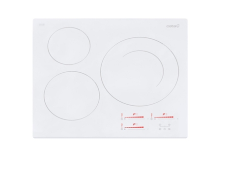 Placa de Inducción CATA INSB 6030 WH (Eléctrica - 62 cm - Blanco)