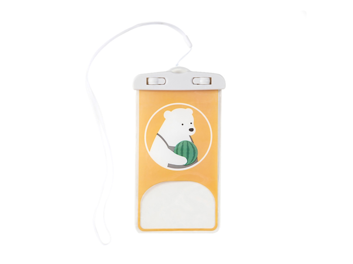 Funda transparente impermeable para teléfonos móviles con pantalla táctil.