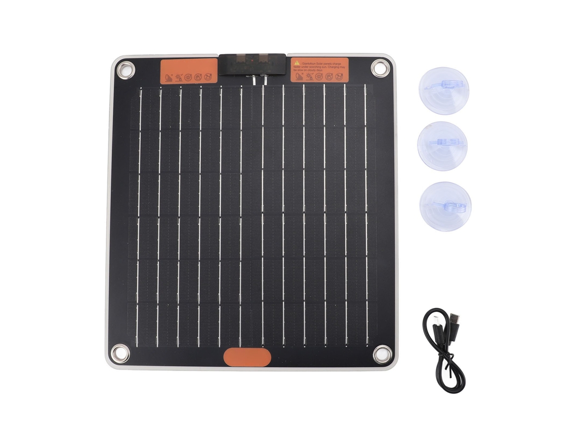Cargador Solar De Silicio Monocristalino Ultrafino De 10 W, 5 V Y 2 A Para Teléfonos Móviles Y Dispositivos Electrónicos - Resistente A La Lluvia