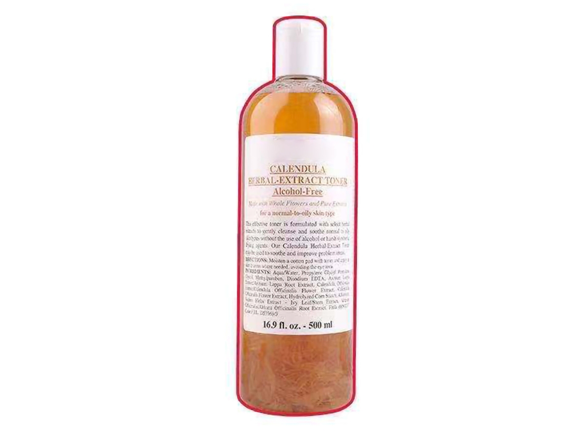 Tónico Facial De Caléndula Extracto Herbal Hidratación Profunda Control De Aceite 500ml