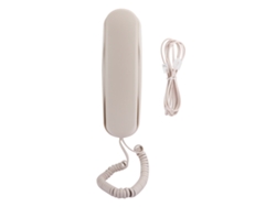Teléfono De Escritorio Y Pared De Doble Función Tc990 Abs Beige Para Habitaciones De Hotel, Hogares, Ascensores Y Baños.