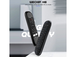 Control Remoto Wechip H6, Ratón Aéreo 2.4g, Mini Teclado Ir, Giroscopio De 6 Ejes Para Android Tv Box Y Pc.