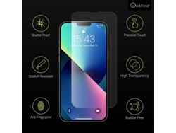Protector De Pantalla Anti-espía Para Iphone 13/13 Pro (paquete De 2) Compatible Con Face Id, Alta Transmisión De Luz.