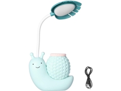 Bonita Lámpara De Escritorio Led Con Portalápices, Protección Ocular, Multifuncional Para Estudiantes Y Niños.