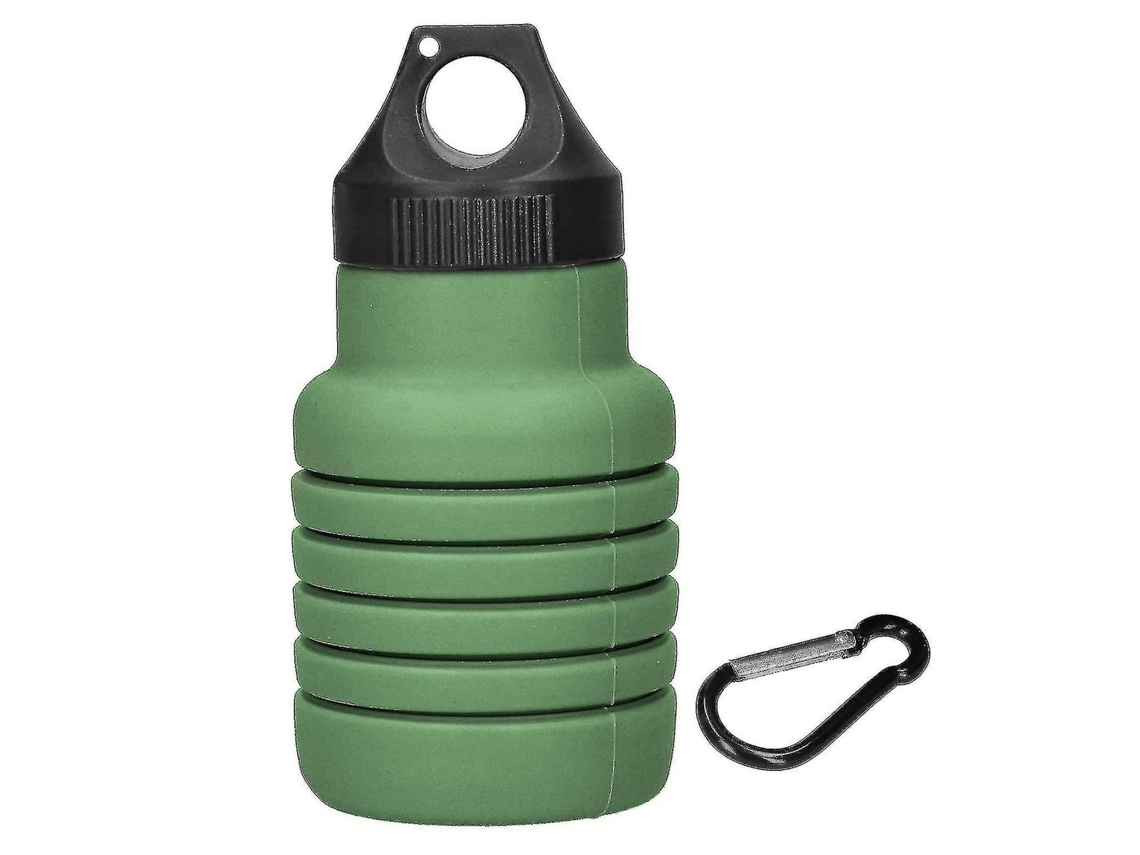 Botella De Agua Deportiva Plegable De 500 Ml Rosewell (verde Ejército)