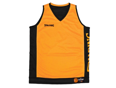 Camiseta sin Mangas de Hombre para Fútbol SPALDING Reversible Naranja (3XL)