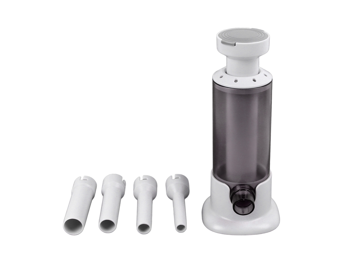 Embutidora Vertical Manual Con 4 Tubos De Llenado Para Cocina Doméstica.