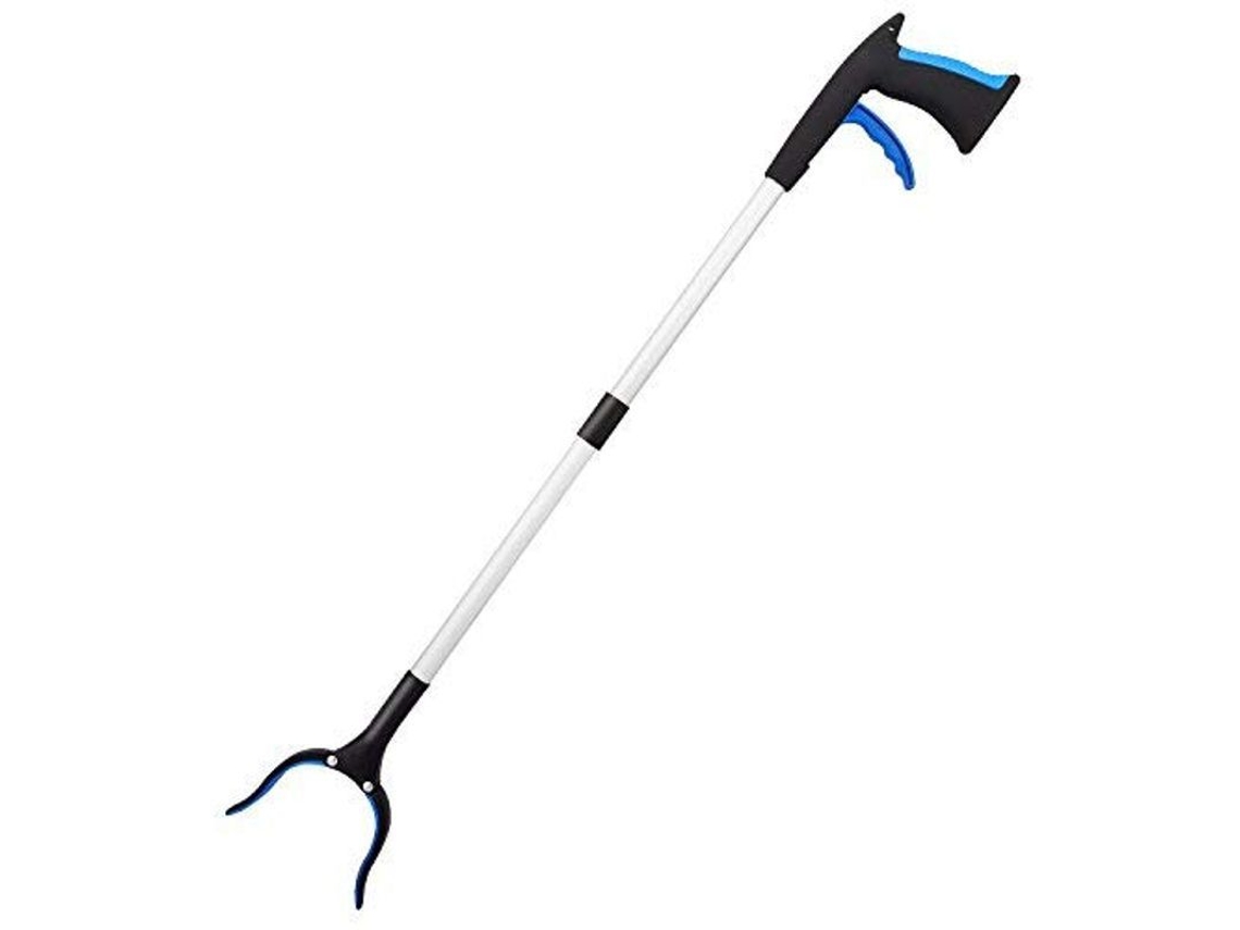 2026da-herramienta Para Recoger Objetos, Auxiliar De Aluminio Con Pinza De Goma Giratoria, Azul, 32 Pulgadas