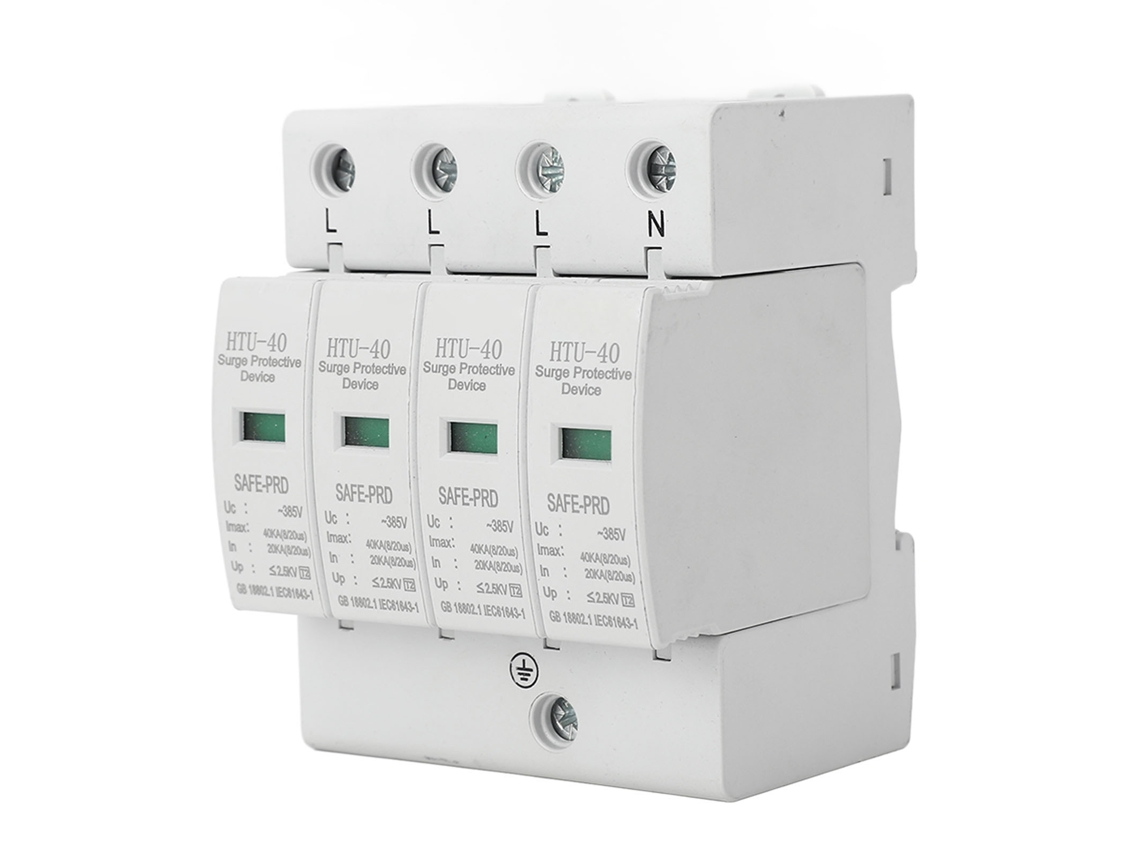Dispositivo De Protección Contra Sobrecargas Ac Pv Retardante De Llama Protector De Sobrecarga 4p 20‑40ka 385vac