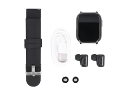 Reloj Inteligente Auriculares Bluetooth Pantalla Táctil Completa Monitoreo Deportivo