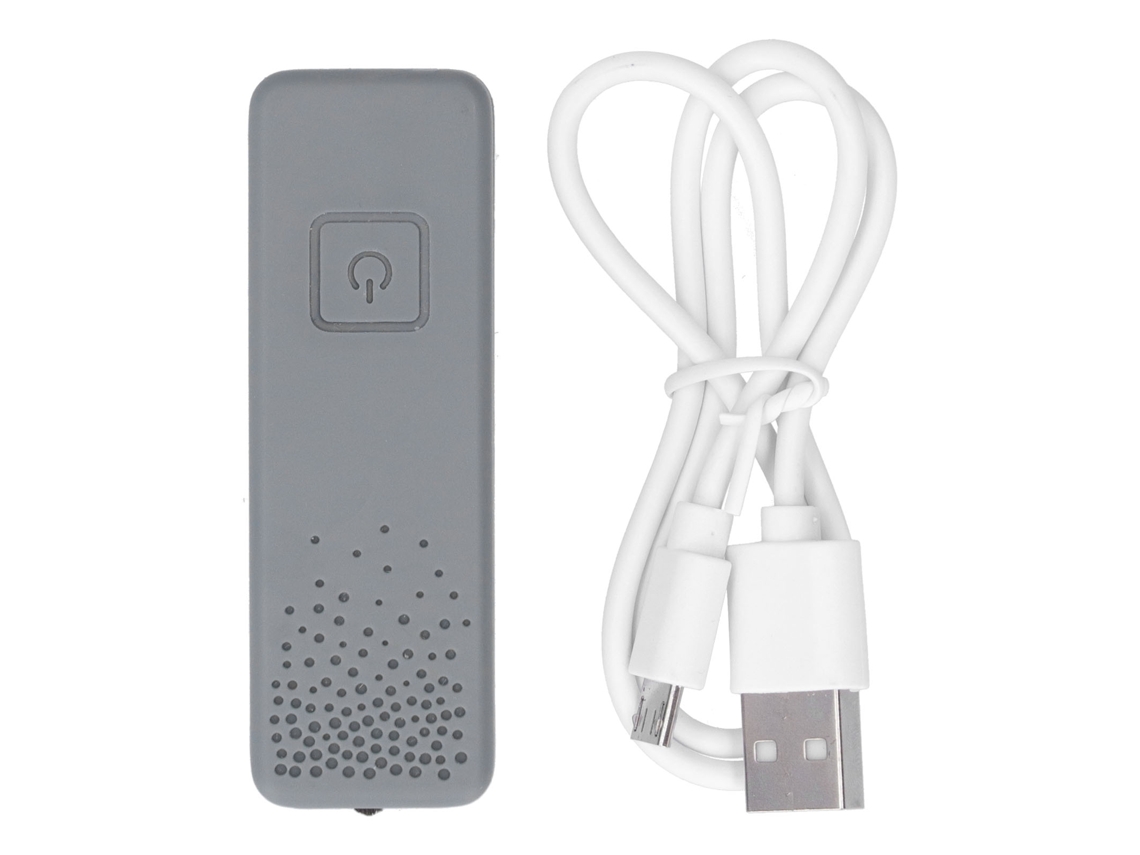 Purificador De Aire Portátil Con Clip Para Corbata, Generador De Iones Negativos, Usb, 8 Millones De Iones, Silencioso, Gris.