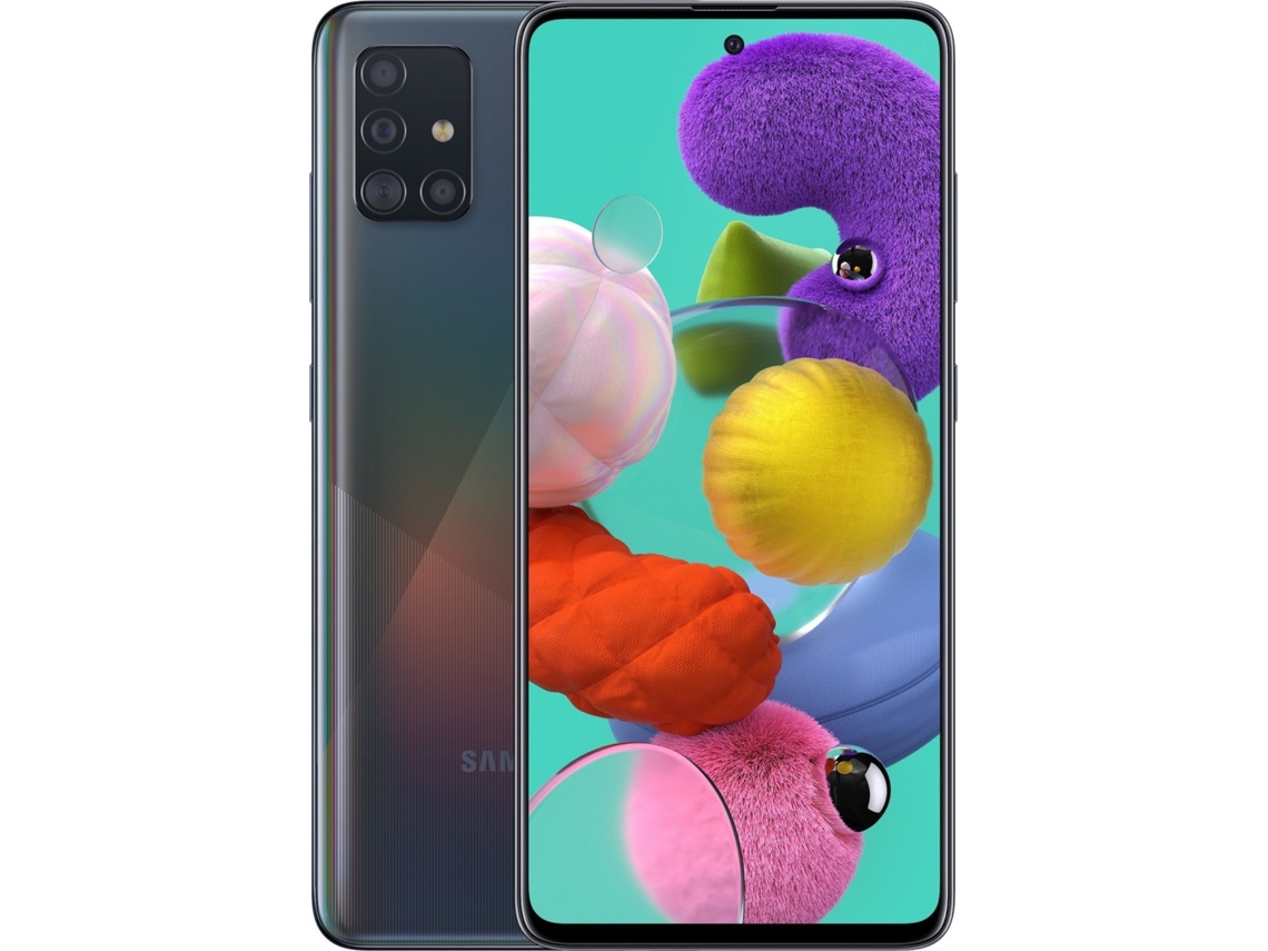Smartphone SAMSUNG Galaxy A51 (Reacondicionado Señales de Uso - 128 GB - Prism Black)