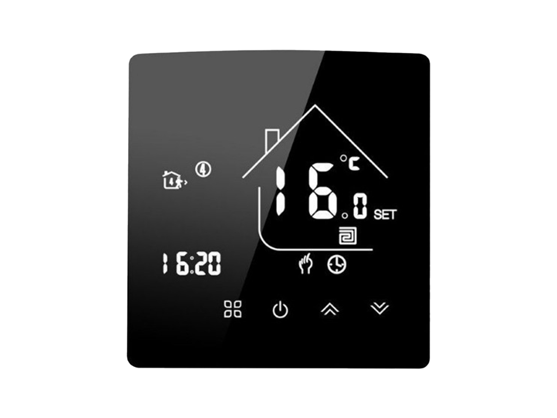 Termostato Inteligente Programable Con Wifi Para Calefacción, Control Por Aplicación Y Pantalla Lcd.