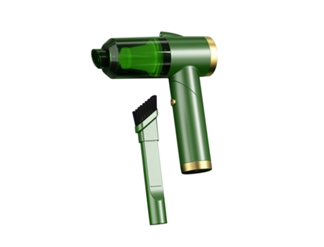 Aspirador inalámbrico para coche, aspirador inalámbrico para electrodomésticos de alta potencia de 120W verde