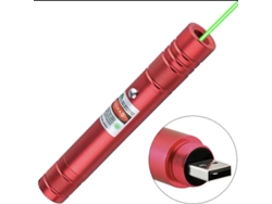 Lápiz láser recargable USB de alta potencia 306, color rojo, Starry Sky Digitallab