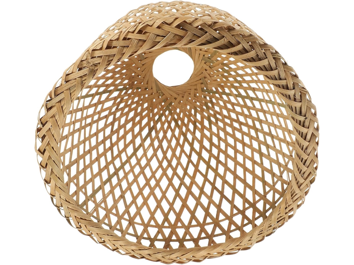 Lámpara De Techo Colgante De Bambú Natural, Diseño Chino Contemporáneo, Resistente Y Fácil De Instalar.