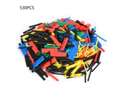 2026-530pcs Tubería Termorretráctil De Poliolefina Funda Aislante Para Cables Y Alambre