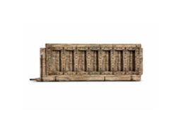 Cabecero Cama Madera Metal Puerta 194x10x95cm
