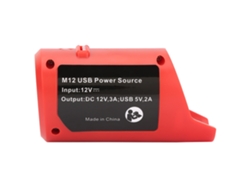 Adaptador Convertidor Usb A Batería Milwaukee 49-24-2310 48-59-1201 Li-ion