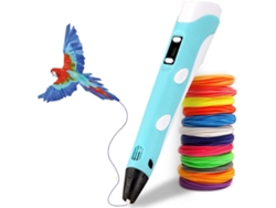 Bolígrafo De Impresión 3d, Bolígrafo 3d Doodler Con Filamento Pla De 12 Colores (36 M En Total), Compatible Con Pla Y Abs, Juguete Creativo,