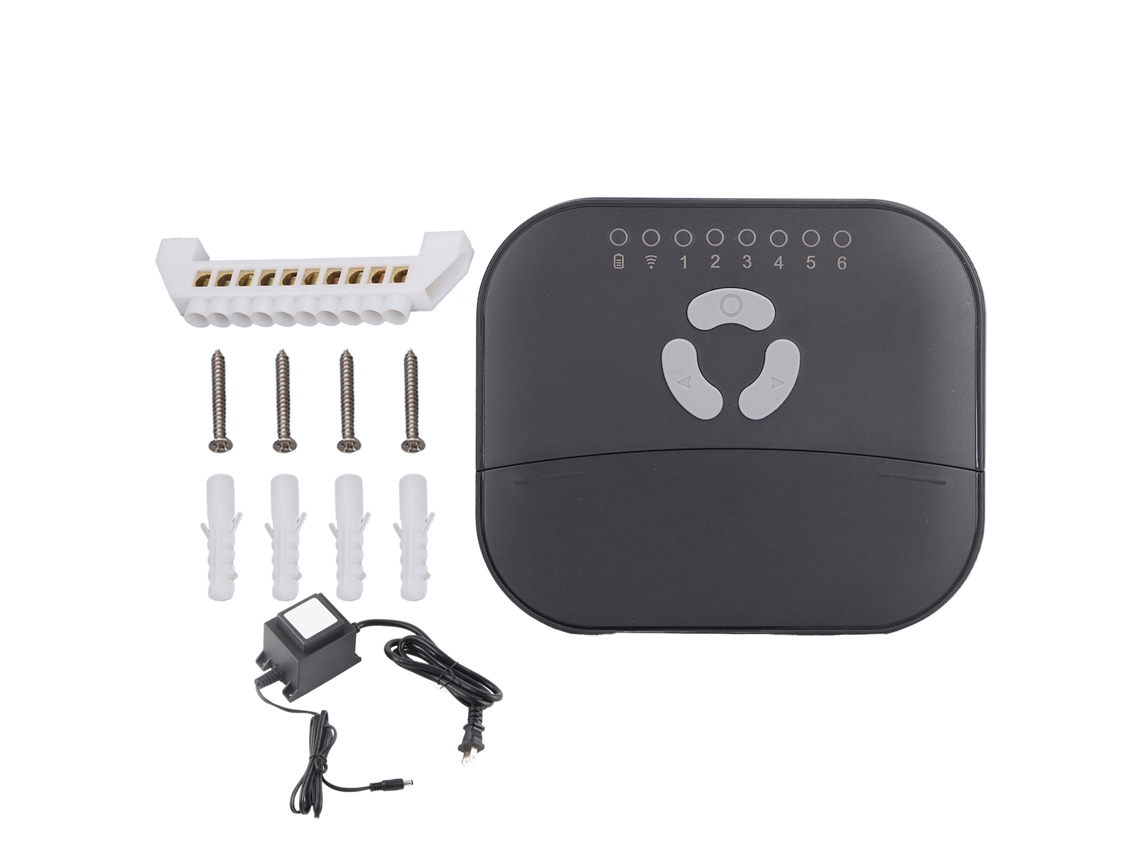 Controlador De Riego Inteligente Con 6 Válvulas, Wifi, Aplicación, Pronóstico Del Tiempo, 24 V