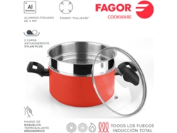 Olla Máxima FAGOR  - Tapa - Vaporera Ø20Cm Aluminio Rojo 3004