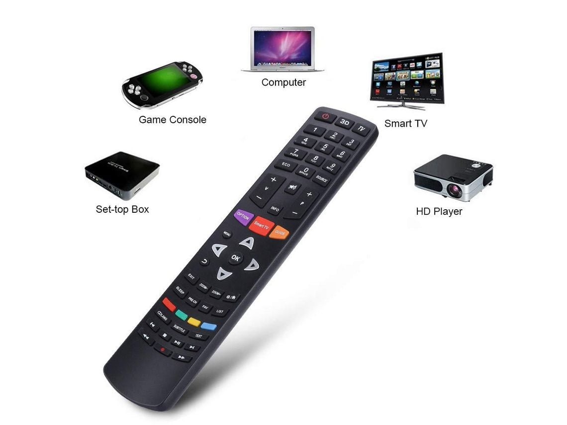 Mando A Distancia Tcl Smart 3d Rc311 Fui1 06-5fhw53-a013x Bn59-01178b Bn59-01178w, Compatible Con Varios Modelos.