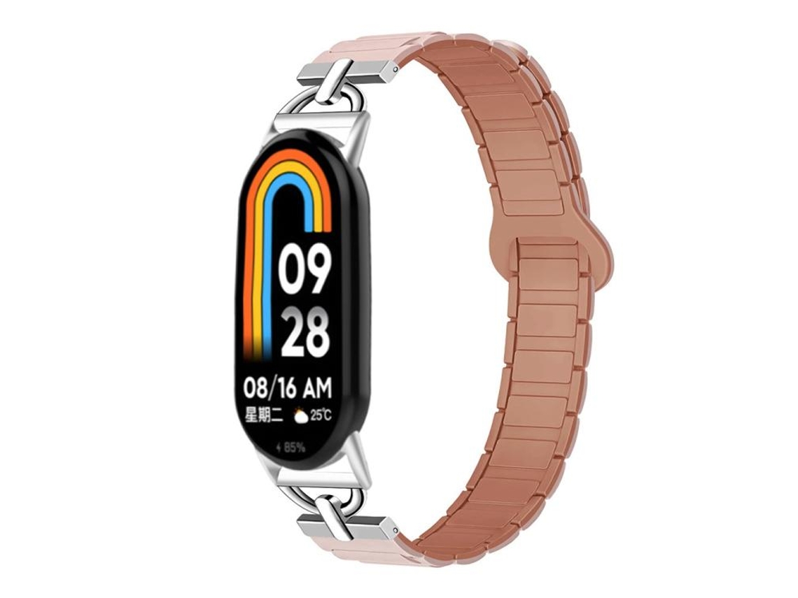 Pulsera para Xiaomi Smart Band 10/9/8 - Silicona magnética - Tres esferas en forma de D