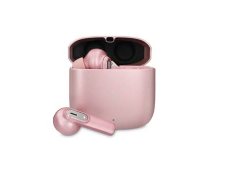 Auriculares Bluetooth True Wireless Ksix Spark 5.2 Autonomía Hasta 20 Horas Rosa