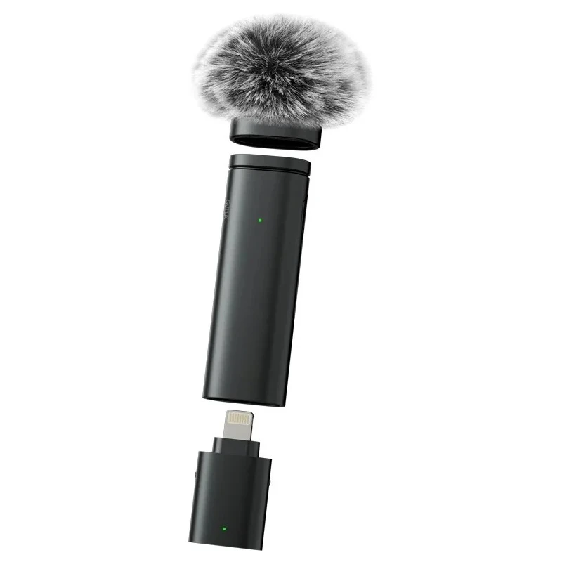 Micrófono De Solapa Inalámbrico, Micrófono Para Grabación De Audio Y Vídeo.
