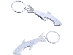 2 Abridores De Botellas De Metal Resistente Con Forma De Tiburón, Regalo Para Papá, Día De San Valentín Tjt