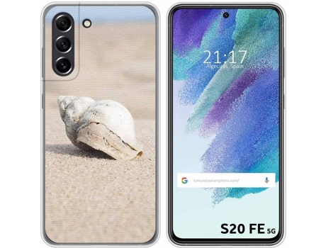 Carcasa Samsung Galaxy S21 FE 5G TUMUNDOSMARTPHONE Concha Multicolor