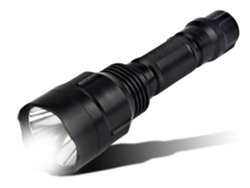 Linterna LED recargable IP45, resistente al agua, de mano, mini linterna para exteriores, color negro Yunzii