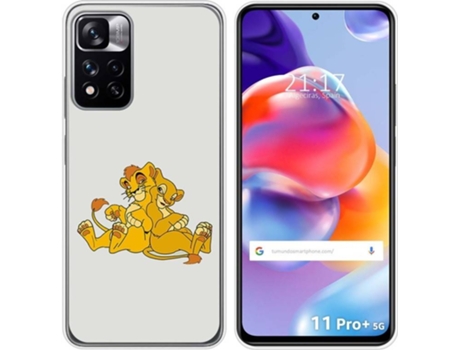 Carcasa para Xiaomi Redmi Note 11 Pro+ Plus 5G TUMUNDOSMARTPHONE Dibujos Leones Multicolor