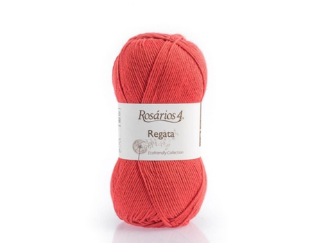 Hilo de La ROSARIOS 4 Regata 100G Vermelho Claro 52