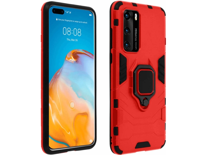 Carcasa Huawei P40 AVIZAR Anillo Rojo