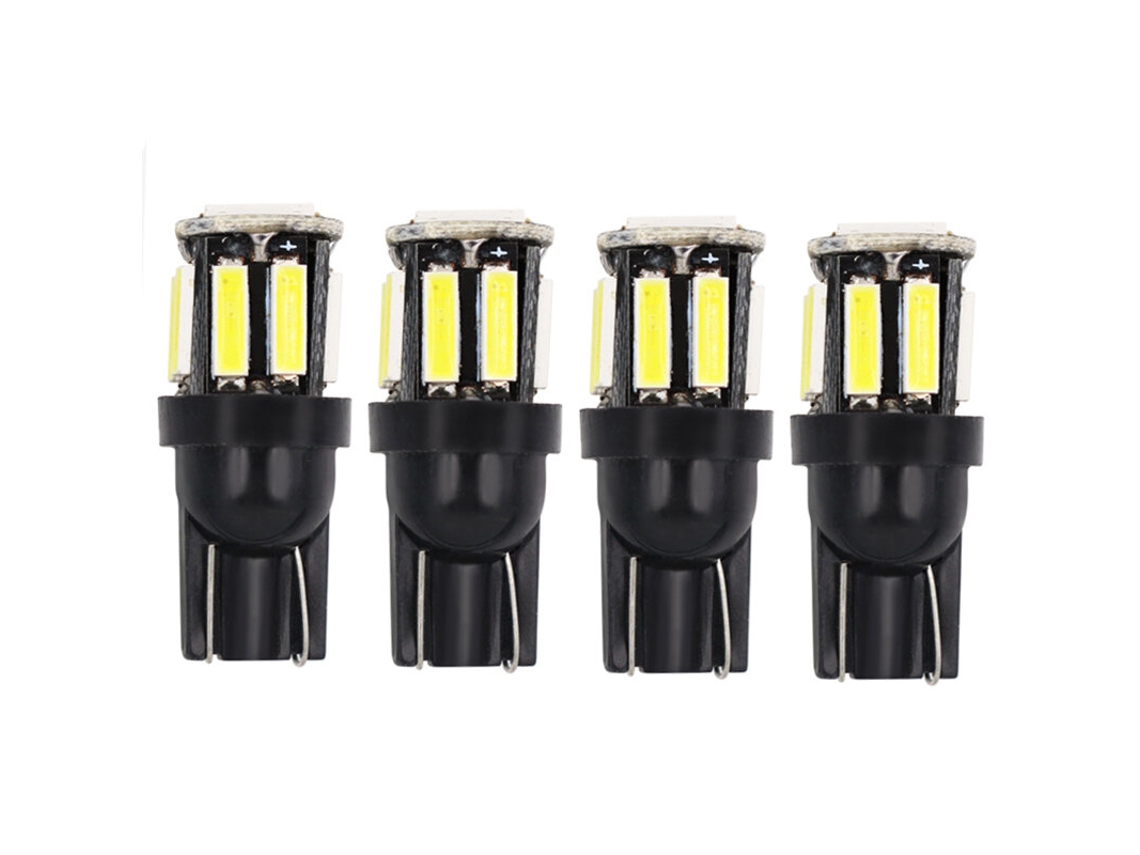 Bombillas De Repuesto Para Luz De Marcha Atrás De Coche, 10-7020 Smd, T10 Led 194 168, Color Azul, Paquete De 4, Para Tablero De Instrumentos Y Matríc