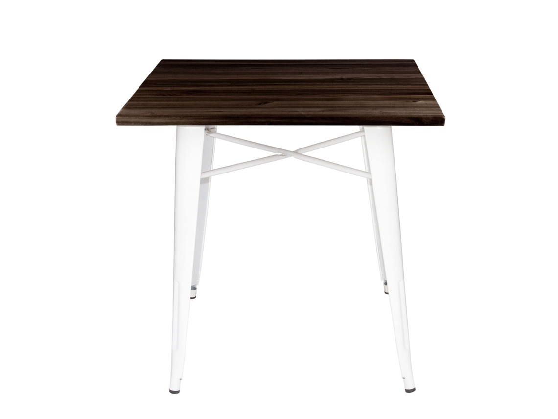 Mesa LÚZETE (Madeira - Madera - Blanco)