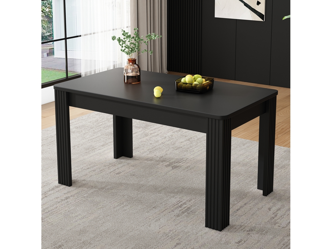 Mesa Rectangular Moderna Negra N634p215552s