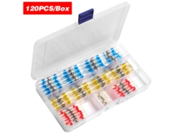120 Unidades/caja De Conectores De Cable Soldables Sellados Con Tubo Recubierto De Calor Impermeable.