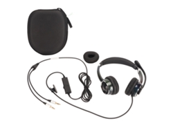 Auriculares Con Micrófono Para Oficina Y Centro De Llamadas, Cancelación De Ruido, Con Cable, Binaurales, Con Dos Puertos De 3,5 Mm.