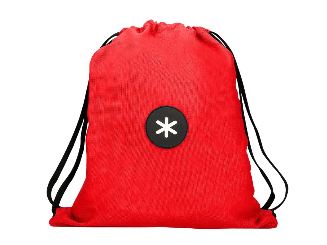 Saco plano ANTARTIK bolsillo interior con cremallera color rojo 350x400 mm