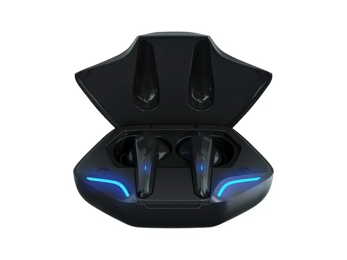 Auriculares Estéreo Inalámbricos Bluetooth (negros) Con Micrófono Y Estuche De Carga