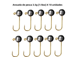 (3,5 G) 10 Anzuelos En Miniatura, Fabricados En Acero Con Alto Contenido De Carbono