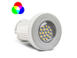 Foco LED empotrable Aqualux Mini RGB 5W 12V AC IP68 para piscina