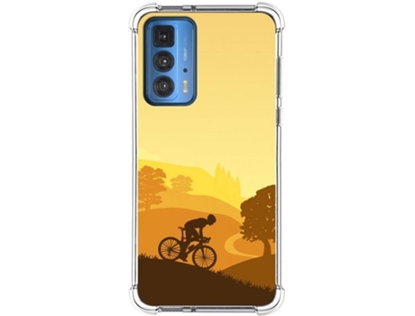 Carcasa Motorola Edge 20 Pro TUMUNDOSMARTPHONE Ciclista Multicolor